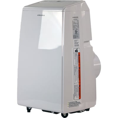 Amana 8000 BTU (5500 BTU DOE) Portable Air Conditioner with Remote, White (AMAP084AW)