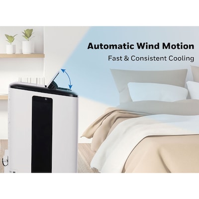Honeywell 8000 BTU (5500 BTU DOE) Portable Air Conditioner with Remote, WiFi Enabled, White (HF8CESVWK5)