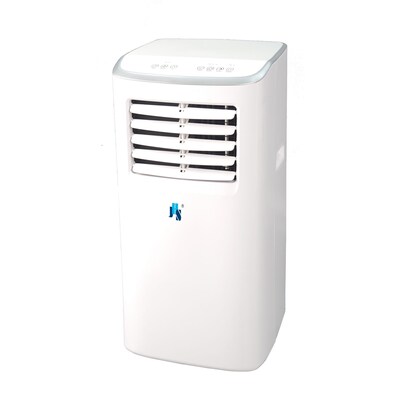 JHS 115-Volt 8000 BTU (5100 BTU DOE) Portable Air Conditioner with Remote, White (A019J-05KR)