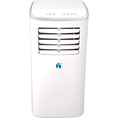 JHS 115-Volt 8000 BTU (5100 BTU DOE) Portable Air Conditioner with Remote, White (A019J-05KR)