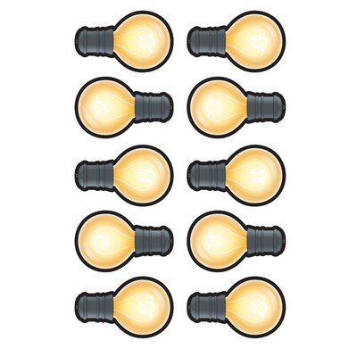 Teacher Created Resources White Light Bulbs Accents, 30 Per Pack, 3 Packs (TCR3557-3)