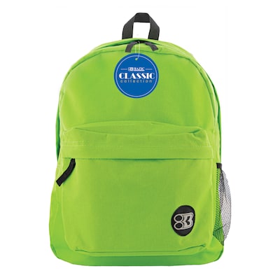 Bazic Classic Backpack 17 Lime Green (BAZ1054)