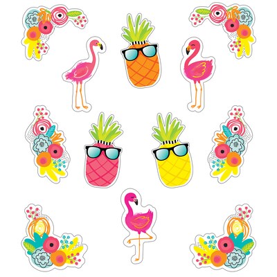 Schoolgirl Style™ Simply Stylish Tropical Extra Large Cut-Outs, 12 Per Pack, 3 Packs (CD-120584-3)