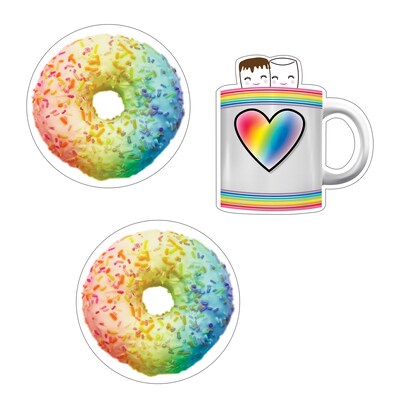 Schoolgirl Style™ Industrial Cafe Donuts and Cocoa Mugs Cut-Outs, 36 Per Pack, 3 Packs (CD-120588-3)