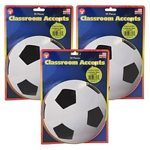 Hygloss 6 Sports Ball Accents, 30 Per Pack, 3 Packs (HYG33716-3)