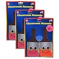 Hygloss 7 Happy Paintbrush Accents, 30 Per Pack, 3 Packs (HYG33733-3)