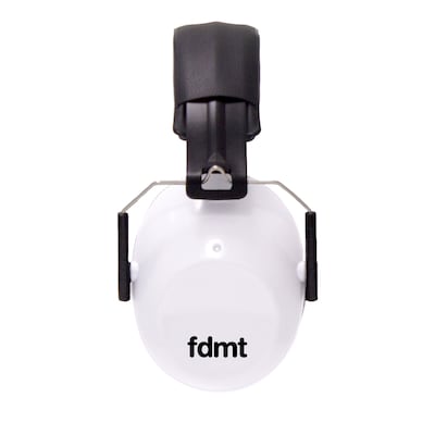 FDMT Noise Canceling Over-Ear Protective Earmuffs, White (MNO4063500)