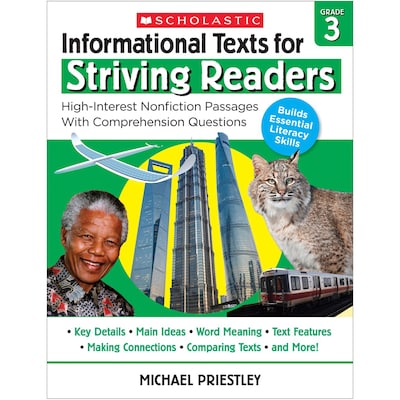 Scholastic Teacher Resources Informational Texts for Striving Readers, Green, Grade 3 (SC-708297)