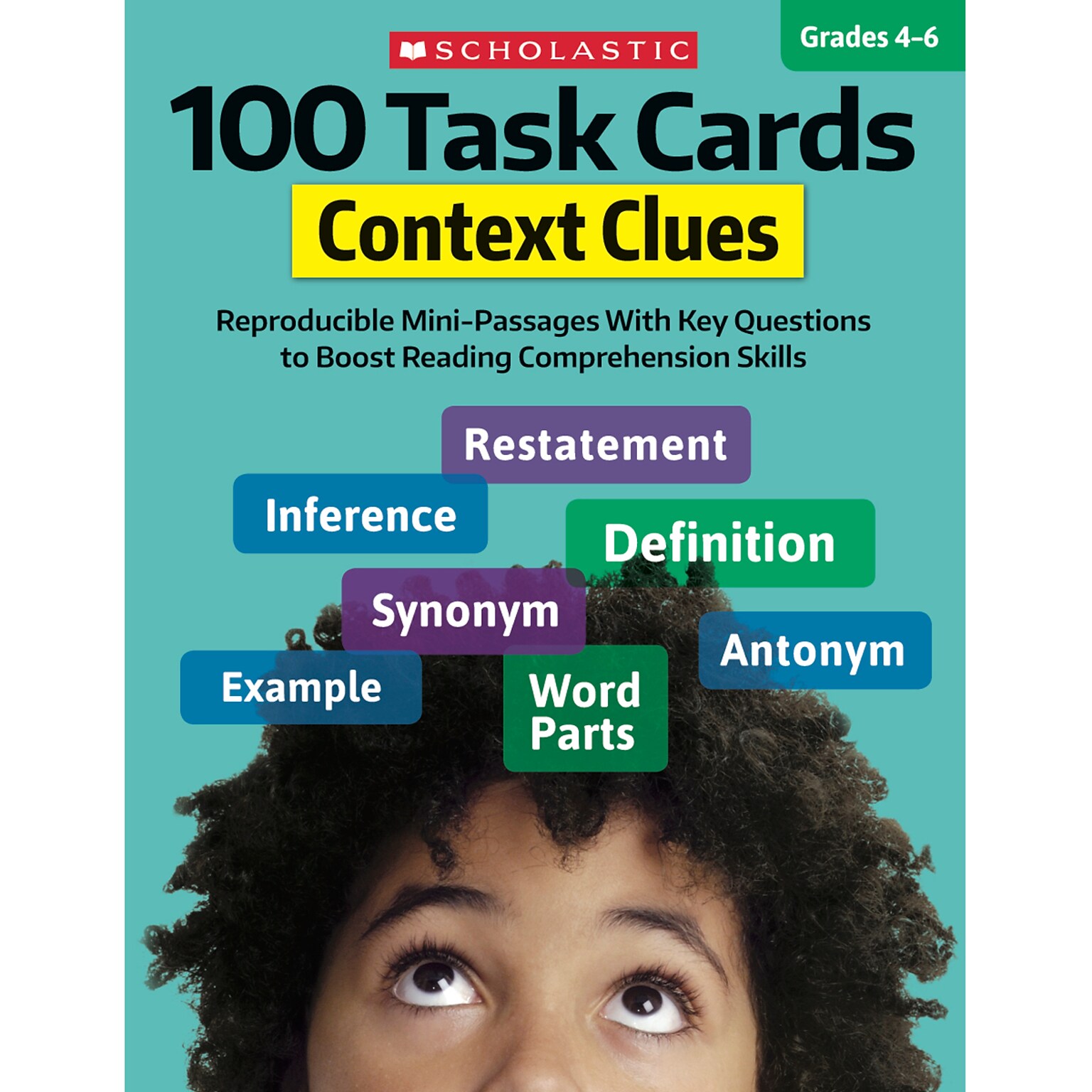 Scholastic 100 Task Cards: Context Clues, Multi, Grade 4-6 (SC-860317)