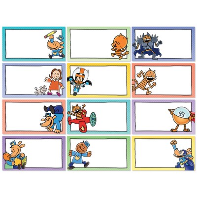 Scholastic Teacher Resources Dog Man Accents, 72 Per Pack, 3 Packs (SC-862615-3)