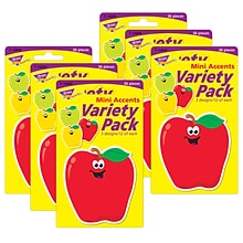 TREND Apples Mini Accents Variety Pack, 36 Per Pack, 6 Packs (T-10808-6)