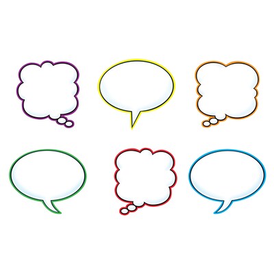 TREND Speech Balloons Classic Accents Variety Pack, 36 Per Pack, 3 Packs (T-10928-3)