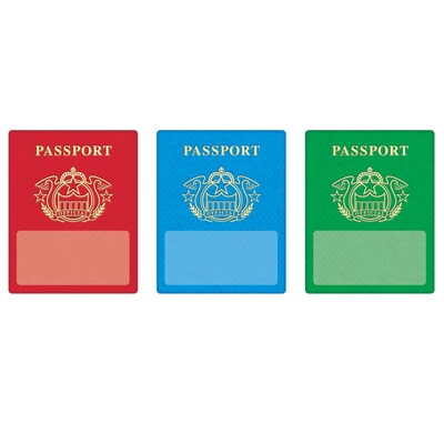 TREND Passports Classic Accents Variety Pack, 36 Per Pack, 3 Packs (T-10980-3)