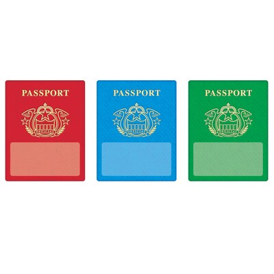 TREND Passports Classic Accents Variety Pack, 36 Per Pack, 3 Packs (T-10980-3)