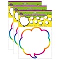 Teacher Created Resources Speech/Thought Bubbles Accents, 30 Per Pack, 3 Packs (TCR5047-3)