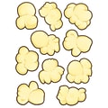 Teacher Created Resources Popcorn Accents, 30 Per Pack, 3 Packs (TCR5287-3)