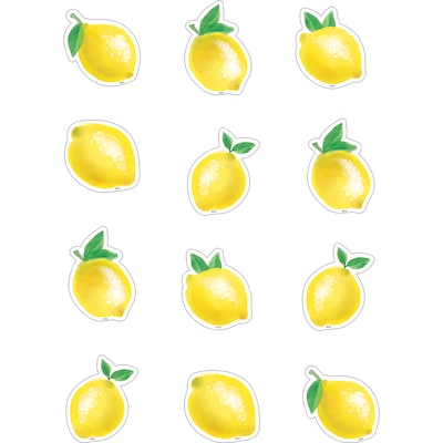 Teacher Created Resources Lemon Zest Mini Accents, 36 Per Pack, 6 Packs (TCR8481-6)