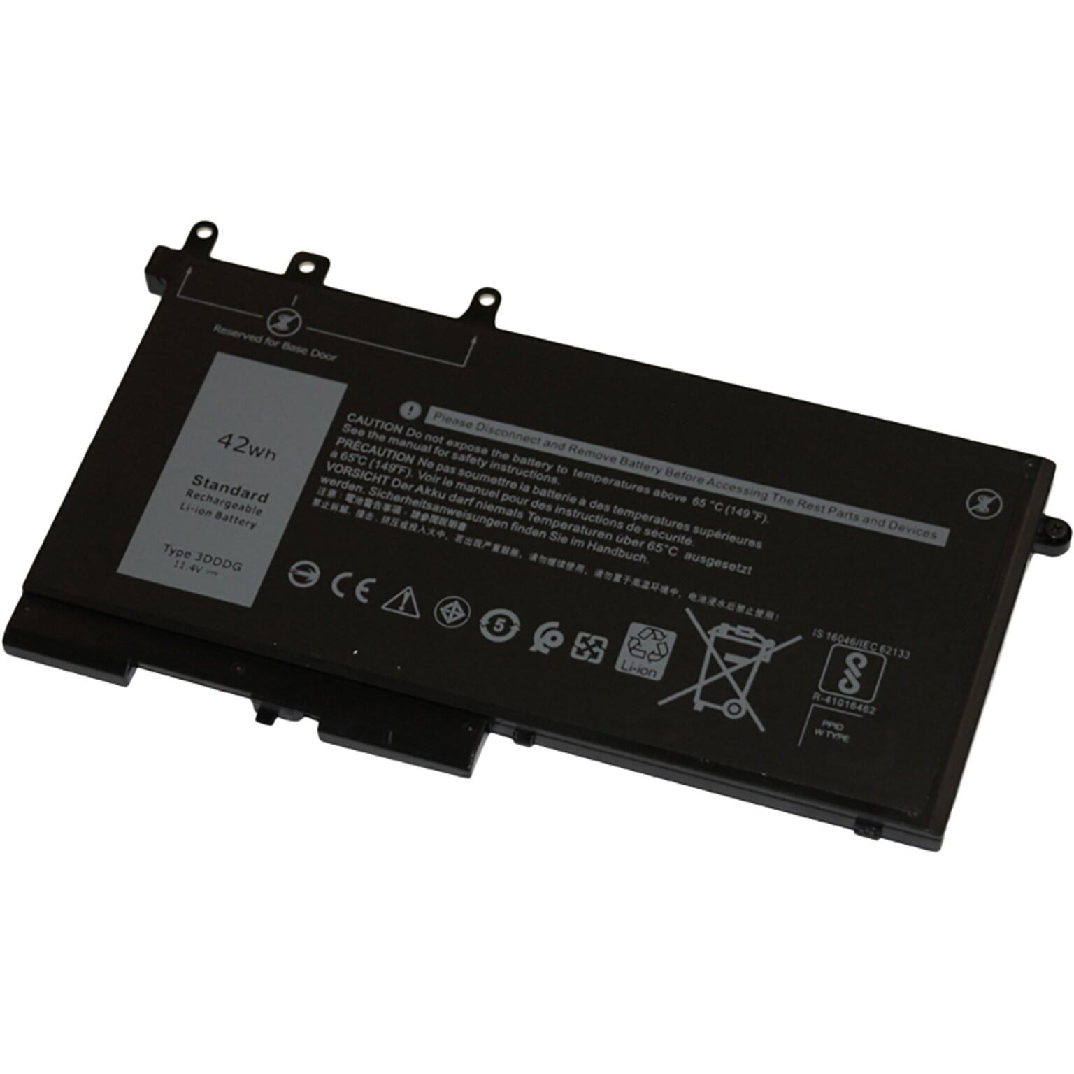 V7 Li-Poly Replacement Battery for Dell Latitude Laptops, 3684mAh  (3DDDG-V7)