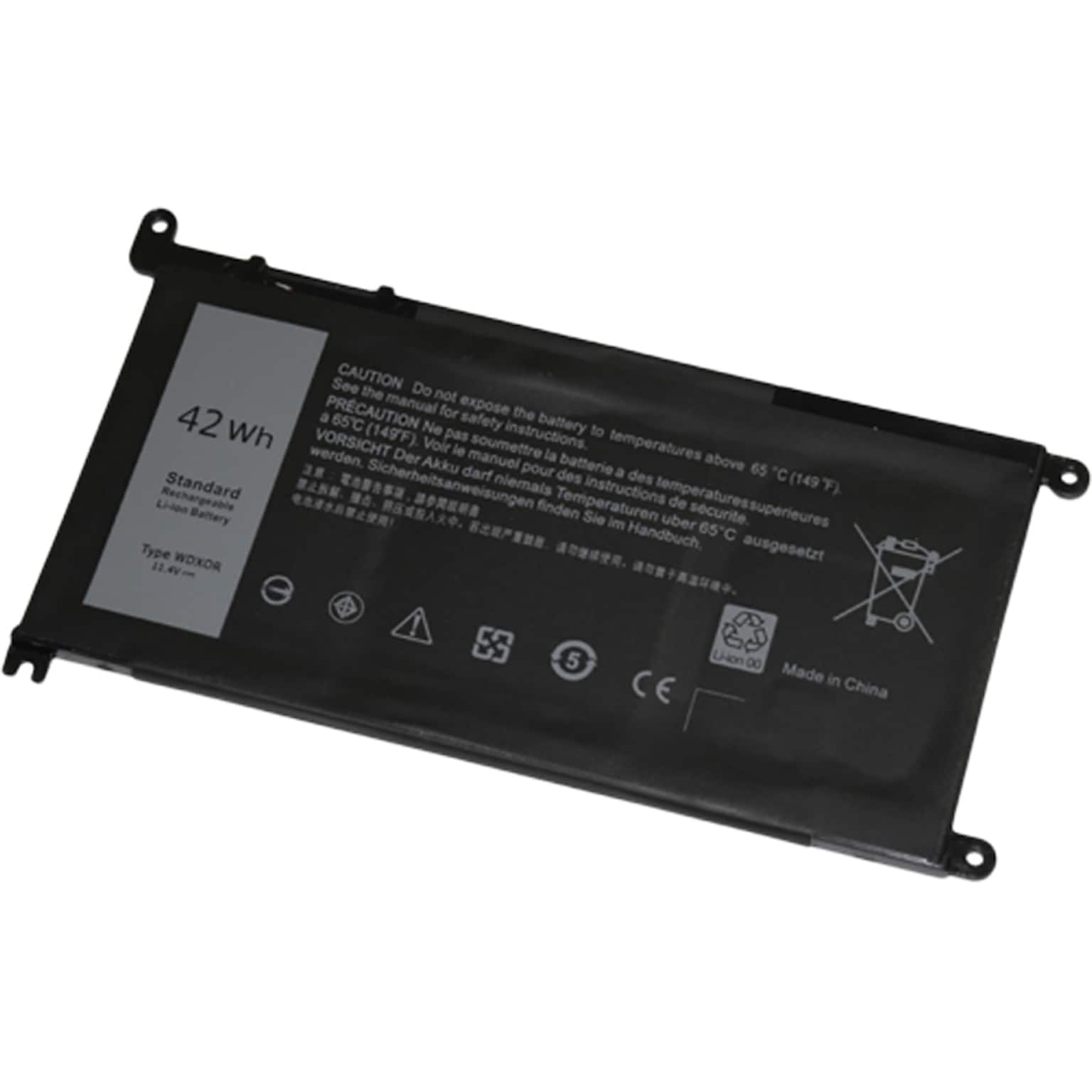 V7 Li-Poly Replacement Battery for Dell 3684 mAh  (WDX0R-V7)