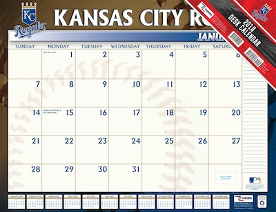 Kansas City Royals 2018 22 x 17 Desk Calendar (18998061508)