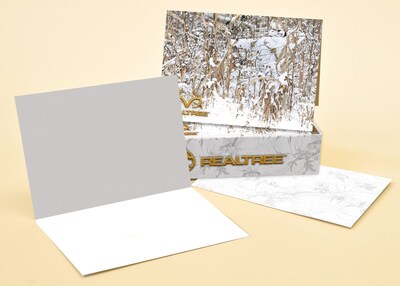 Realtree Snowy Archer Boxed Note Cards (8450100)