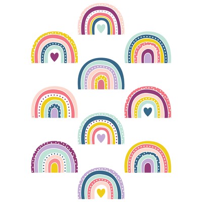 Teacher Created Resources Oh Happy Day Rainbow Accents, 30 Per Pack, 3 Packs (TCR9039-3)