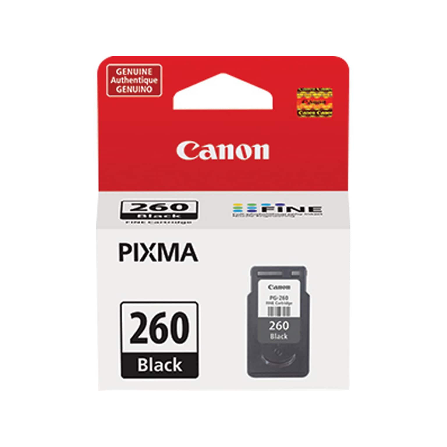 Canon 260 Black Standard Yield Ink Cartridge  (3707C001)