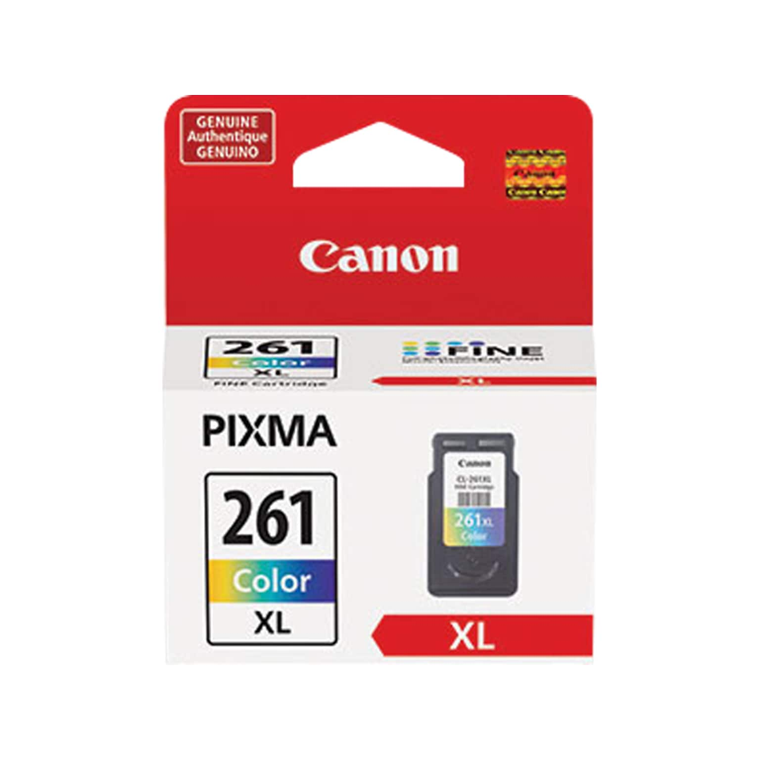 Canon 261 XL TriColor High Yield Ink Cartridge (3724C001)