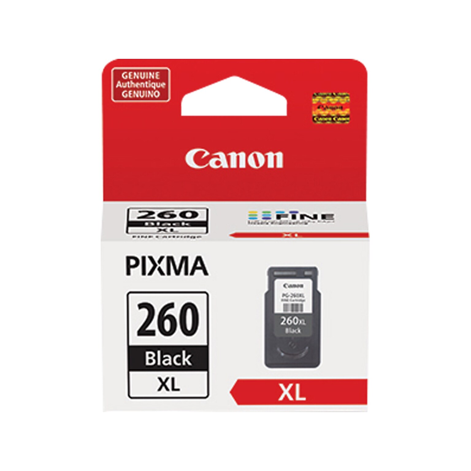 Canon PG 260 XL Black High Yield Ink Cartridge  (3706C001)