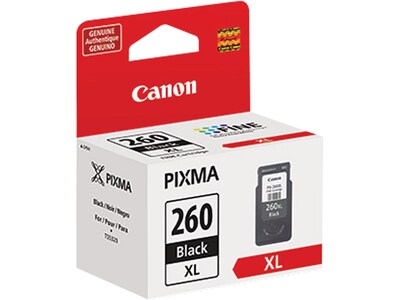 Canon PG 260 XL Black High Yield Ink Cartridge  (3706C001)