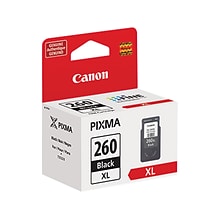 Canon PG 260 XL Black High Yield Ink Cartridge  (3706C001)
