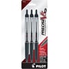 Pilot Precise V5 RT Retractable Rollerball Pens, Extra Fine Point, Black Ink, 3/Pack (26052)