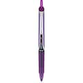 Pilot Precise V5 RT Retractable Rollerball Pens, Extra Fine Point, Purple Ink, Dozen (26066)