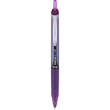 Pilot Precise V7 RT Retractable Rollerball Pens, Fine Point, Purple Ink, Dozen (26071)