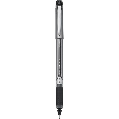 Pilot Precise Grip Rollerball Pens, Extra Fine Point, Black Ink, Dozen (28801)