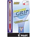 Pilot Precise Grip Rollerball Pens, Extra Fine Point, Red Ink, Dozen (28803)