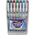 Pilot Precise Grip Rollerball Pens, Extra Fine Point, Assorted Ink, 7/Pack (28864)