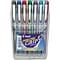 Pilot Precise Grip Rollerball Pens, Extra Fine Point, Assorted Ink, 7/Pack (28864)