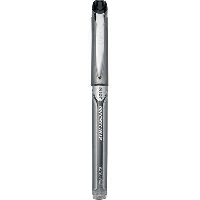 Pilot Precise Grip Rollerball Pens, Extra Fine Point, Black Ink, Dozen (28801)