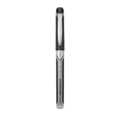 Pilot Precise Grip Rollerball Pens, Bold Point, Black Ink, Dozen (28901)