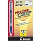 Pilot Precise Grip Rollerball Pens, Bold Point, Blue Ink, Dozen (28902)