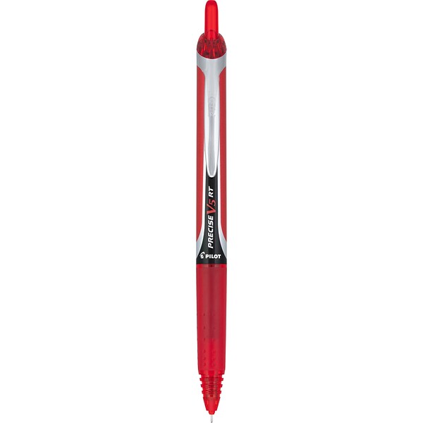 Pilot V5 RT Retractable Pens Extra Fine Point Blk Ink 26052 