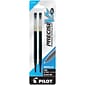 Pilot Precise V7 RT Rollerball Pen Refill, Fine Tip, Black Ink, 2/Pack (77278)