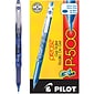 Pilot Precise P-500 Gel Pens, Extra Fine Point, Blue Ink, Dozen (38601)