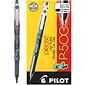 Pilot Precise P-500 Gel Pens, Extra Fine Point, Black Ink, Dozen (38600)