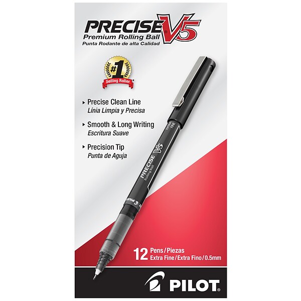 Precise V5 Extra Fine Point Pen - Assorted Colors (10 pack)