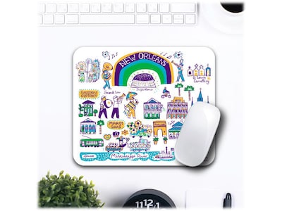 OTM Essentials Prints Series Non-Skid Mouse Pad, Multicolor (OP-MH-JG1-043)
