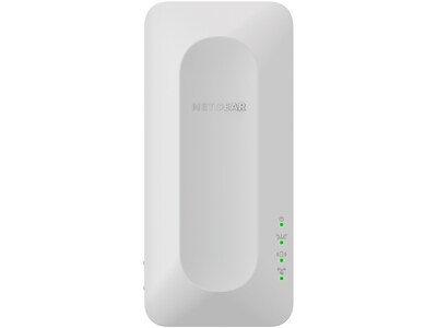 Netgear AX1600 EAX12 Wi-Fi 6 Dual Band Wireless/Ethernet Mesh Range Extender, 2.4/5GHz, White (EAX12-100NAS)