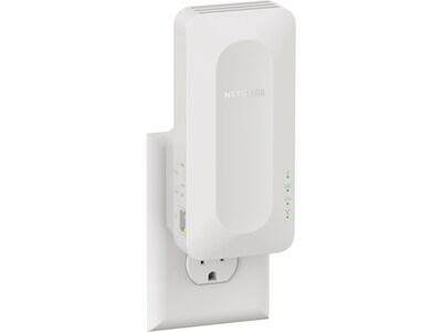 Netgear AX1600 EAX12 Wi-Fi 6 Dual Band Wireless/Ethernet Mesh Range Extender, 2.4/5GHz, White (EAX12-100NAS)
