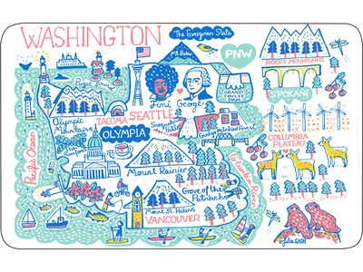 OTM Essentials Prints Series Non-Skid Mouse Pad, Multicolor (OP-MHH-JG1-074)